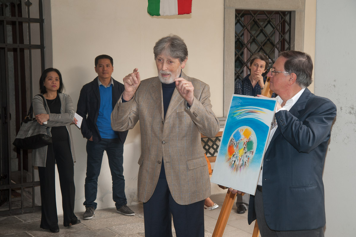 Inaugurazione della mostra fotografica alla festa dei Colori 2012